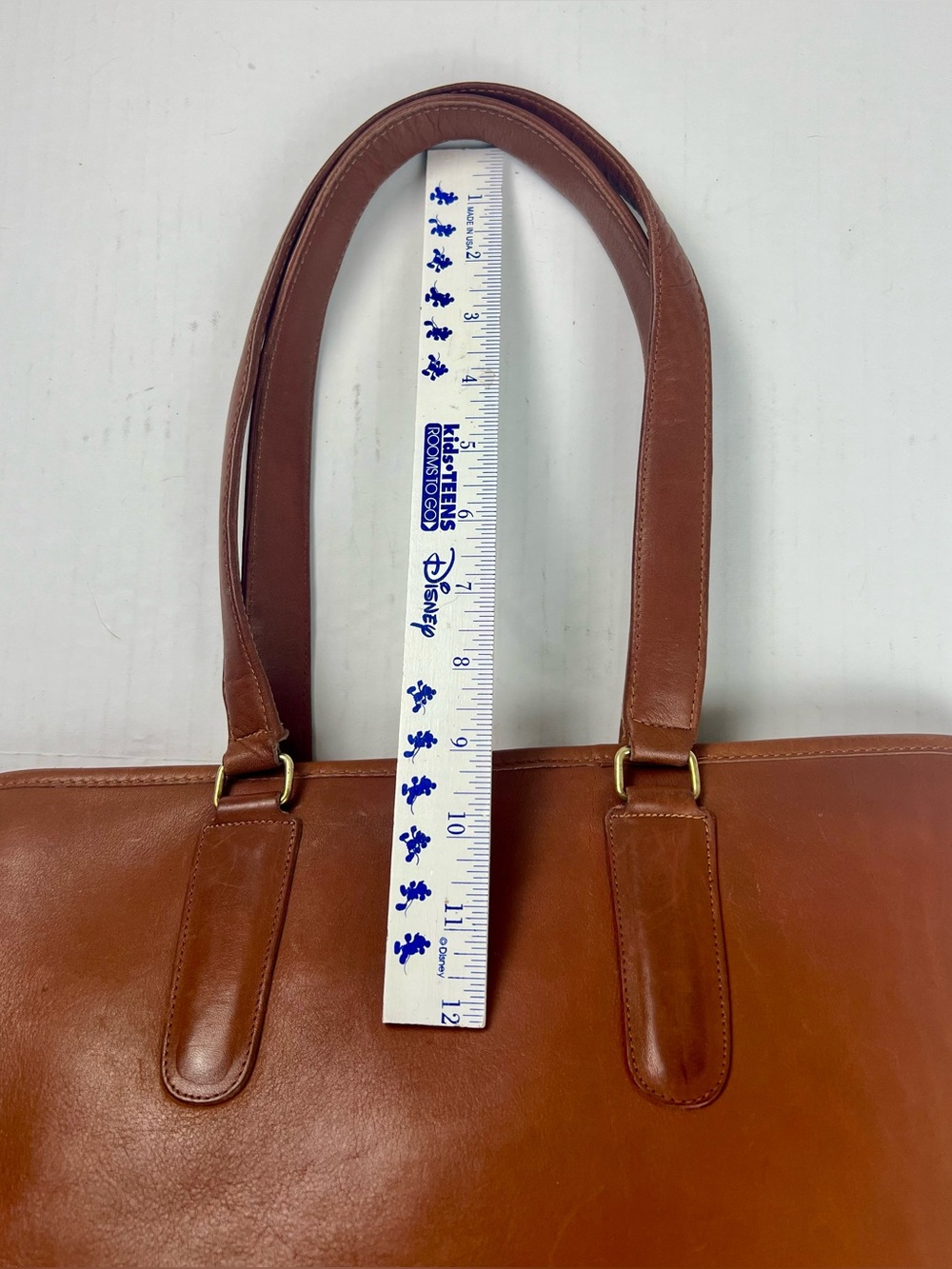 Vintage Coach British Tan Tote Bag Made in New York City USA - Picture 11 of 16